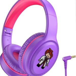 Roblox Girls Headphones Purple/Pink Portable Laptop Computer Tablet Phone